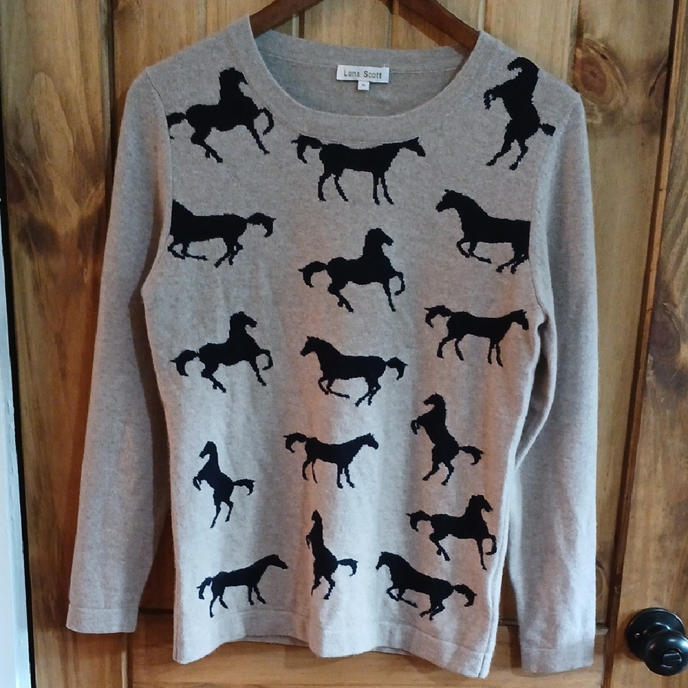 Lona Scott Womens Cashmere Sweater - Medium